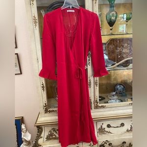 Reformation wrap dress